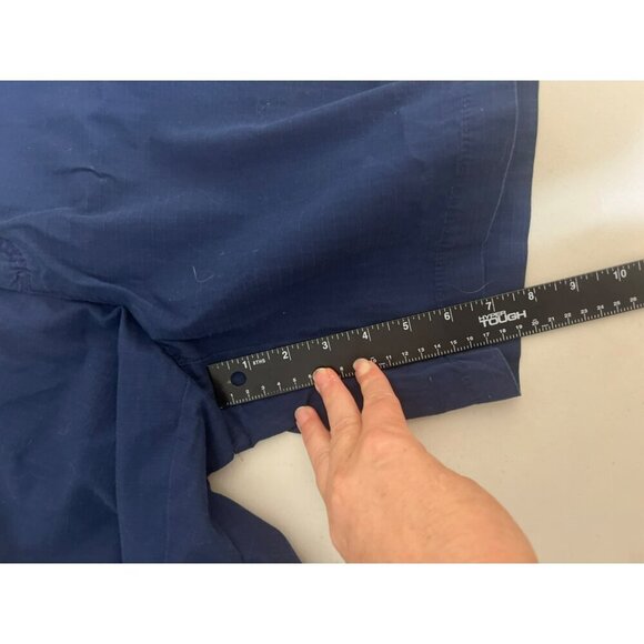 NWT Sz 20W Relativity Women 100% Cotton Navy Shorts Flap Pockets - Picture 7 of 7